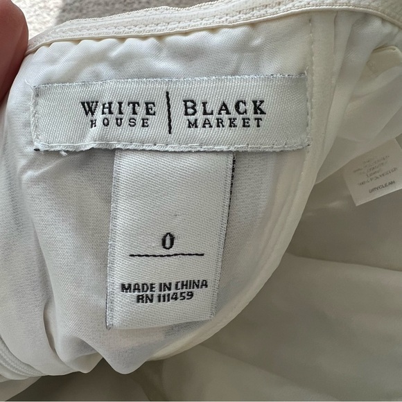 White House Black Market Fit and Flare Strapless Cocktail Party Dress Size 0 - Picture 2 of 8